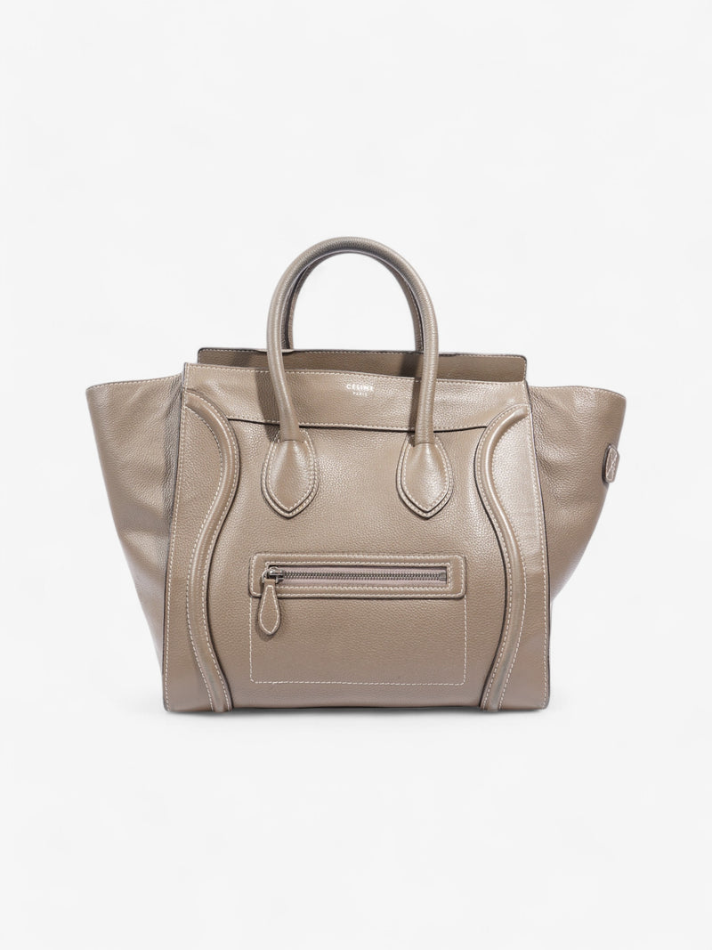  Celine Luggage Tote Grey Leather Medium