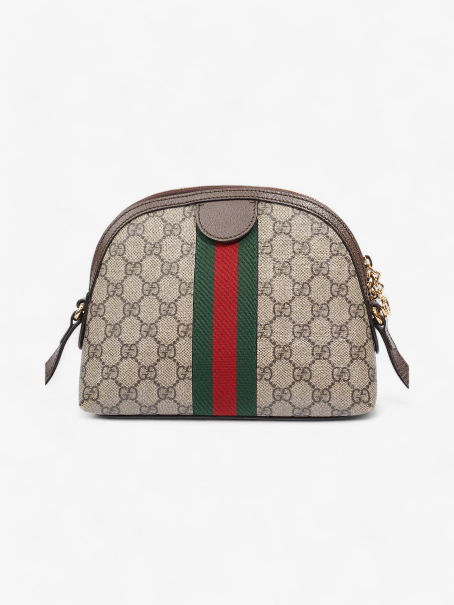 Gucci Ophidia Shoulder Bag Supreme / Green / Red Coated Canvas Small Image 4