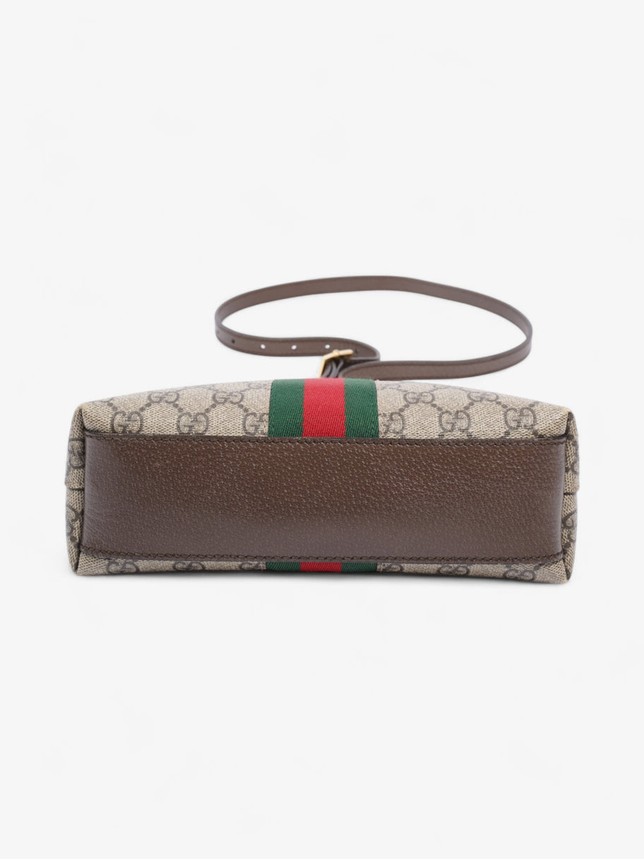 Gucci Ophidia Shoulder Bag Supreme / Green / Red Coated Canvas Small Image 6