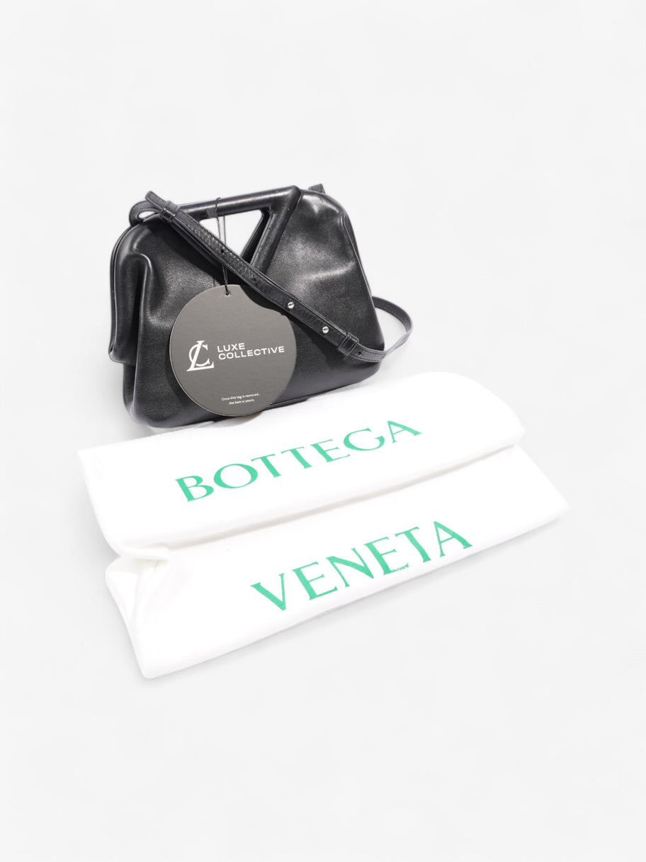 Bottega Veneta Point Bag Black Leatehr Small Image 9