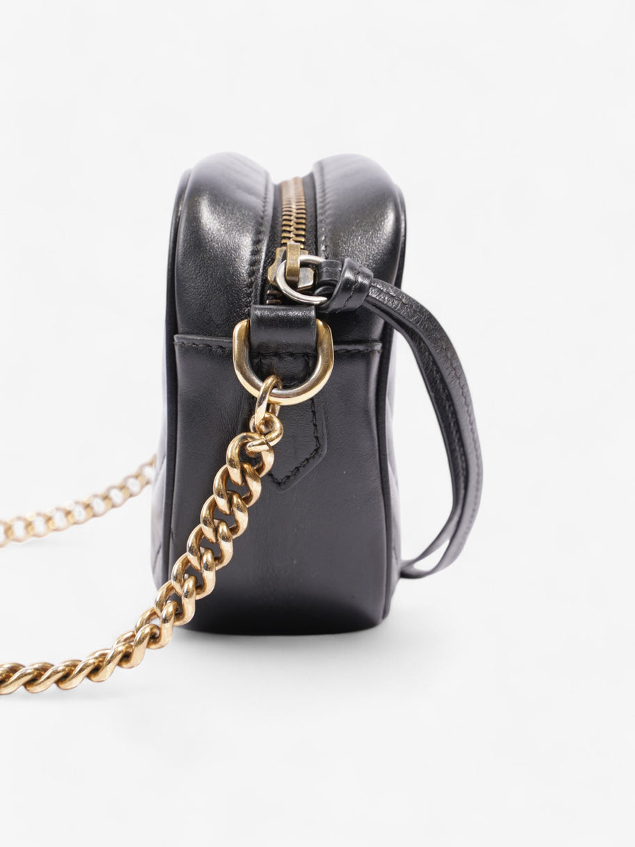 Gucci Marmont  Black Matelasse Leather Mini Image 5