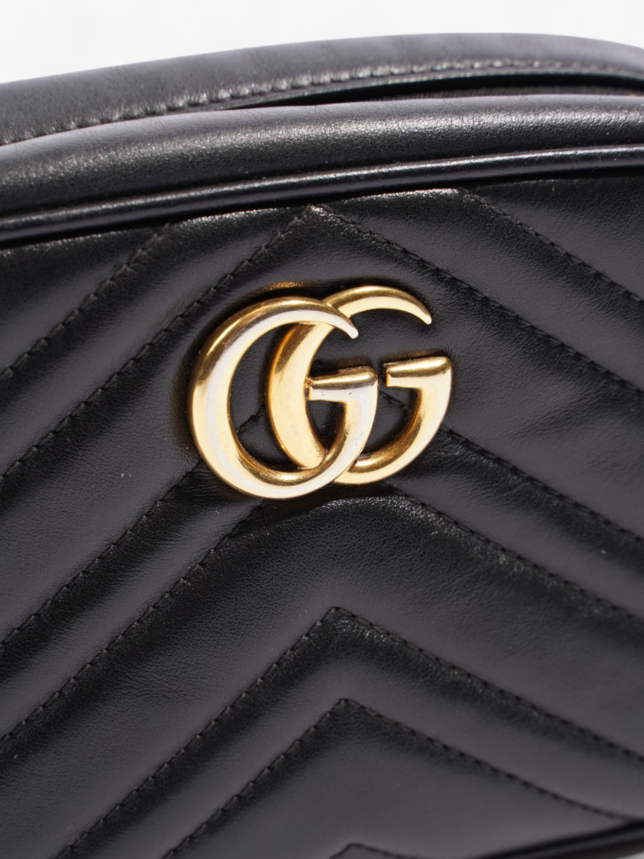 Gucci Marmont  Black Matelasse Leather Mini Image 7