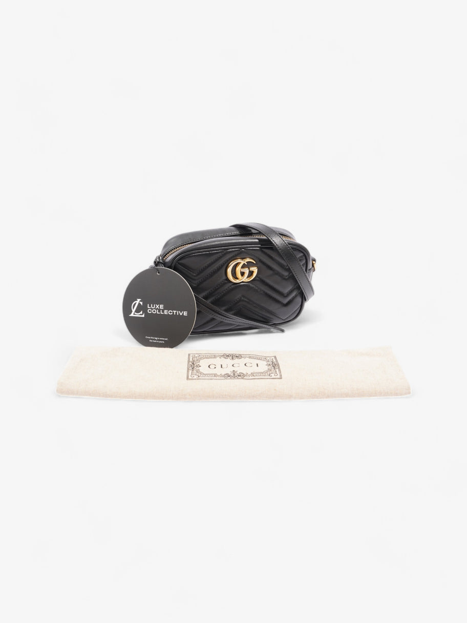 Gucci Marmont  Black Matelasse Leather Mini Image 9