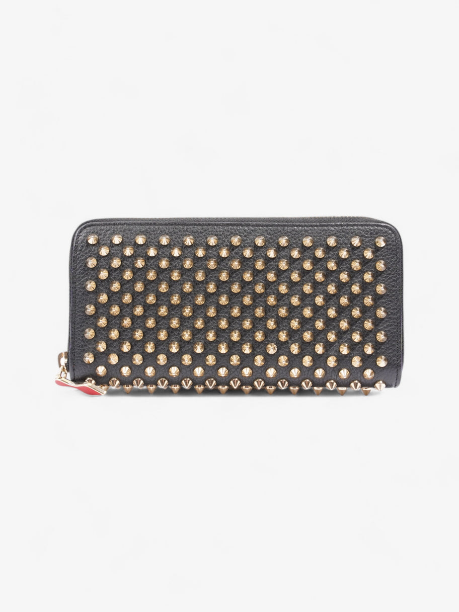 Christian Louboutin Panettone Wallet Black / Gold Leather Image 1