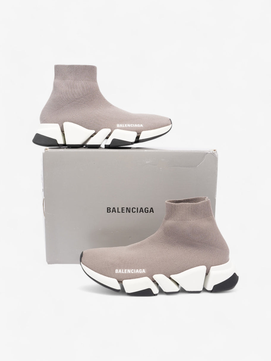 Balenciaga Speed 2.0 Beige / White Cotton EU 39 UK 6 Image 10