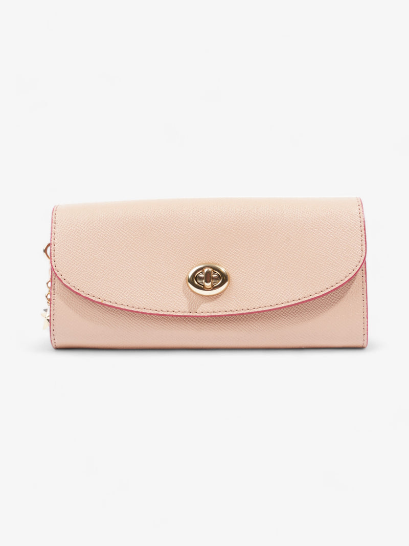  Coach Slim Envelope Wallet Nude Leather