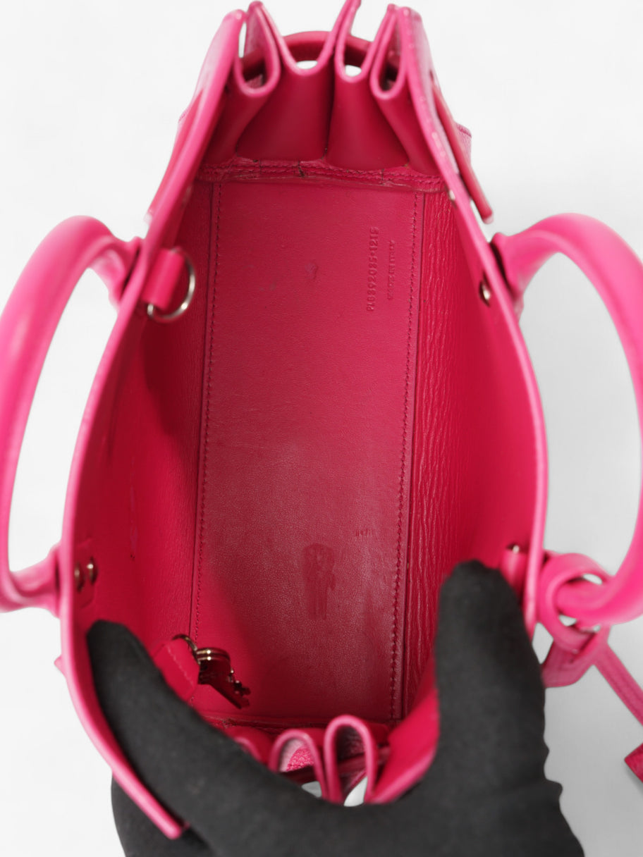 Saint Laurent Sac De Jour Lipstick Fuschia Calfskin Leather Nano Image 9