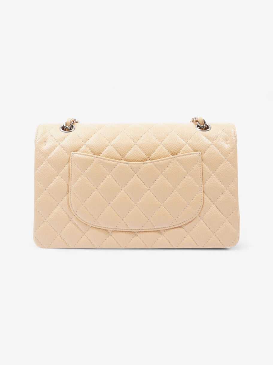 Classic Double Flap Nude Caviar Leather Medium | Luxe Collective