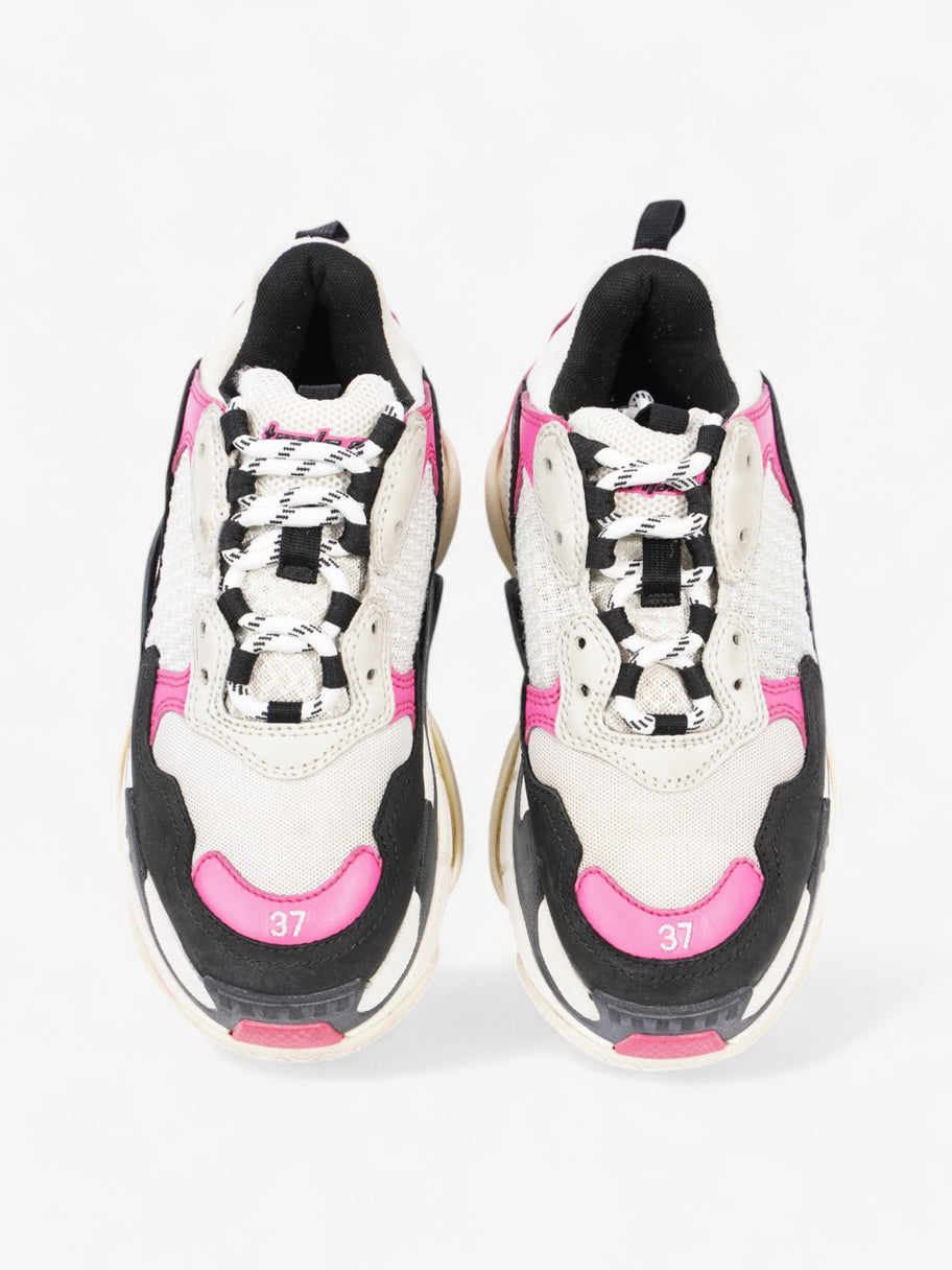 Balenciaga Triple S White / Pink / Black Mesh EU 37 UK 4 Image 8