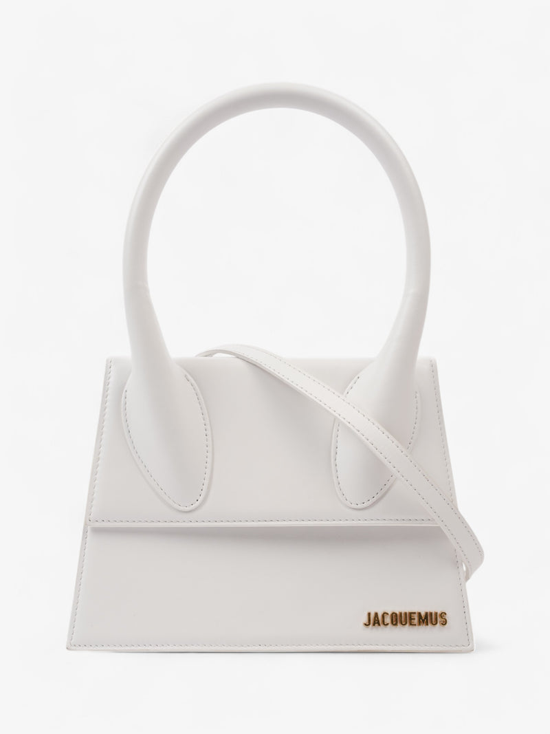  Jacquemus Le Grand Chiquito White Leather