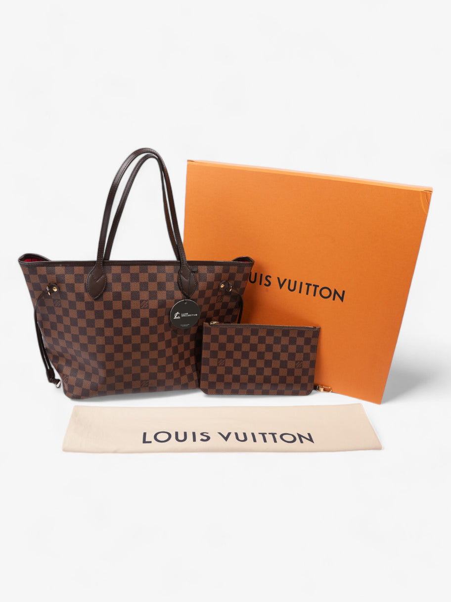 Louis Vuitton Neverfull Damier Ebene Coated Canvas MM Image 11