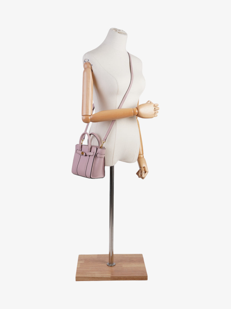 Mulberry Bayswater Pink Grained Leather Mini Image 2