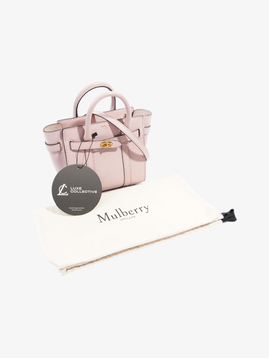 Mulberry Bayswater Pink Grained Leather Mini Image 9