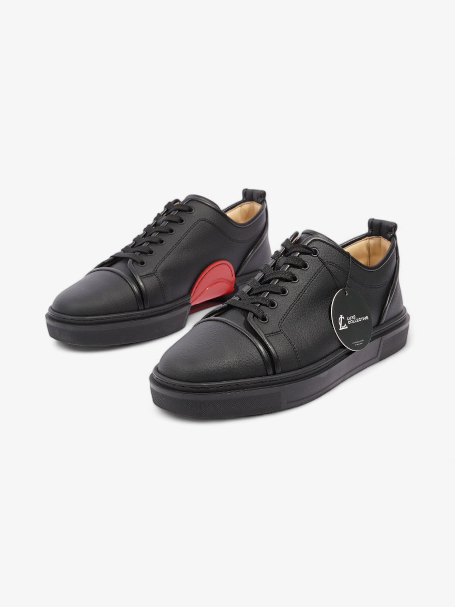 Christian Louboutin Adolon Junior Sneakers Black / Red Leather EU 46 UK 12 Image 10