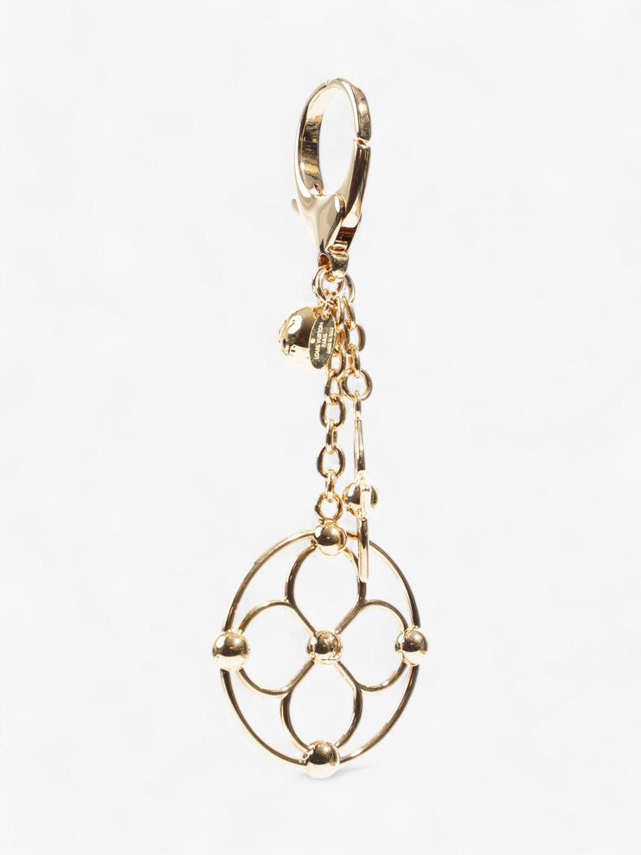 Louis Vuitton Flower Bag Charm Gold Base Metal Image 4