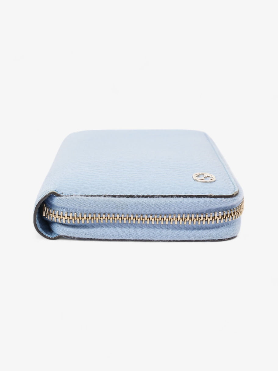 Gucci Zip Around Wallet Light Blue / Light Gold Leather Medium Image 2