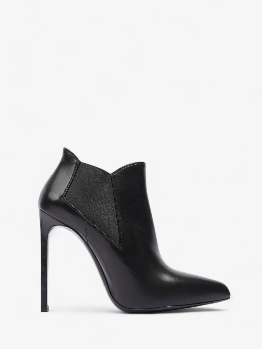 Saint Laurent Paris Ankle Boot 110 Black Leather EU 40 UK 7 Image 4