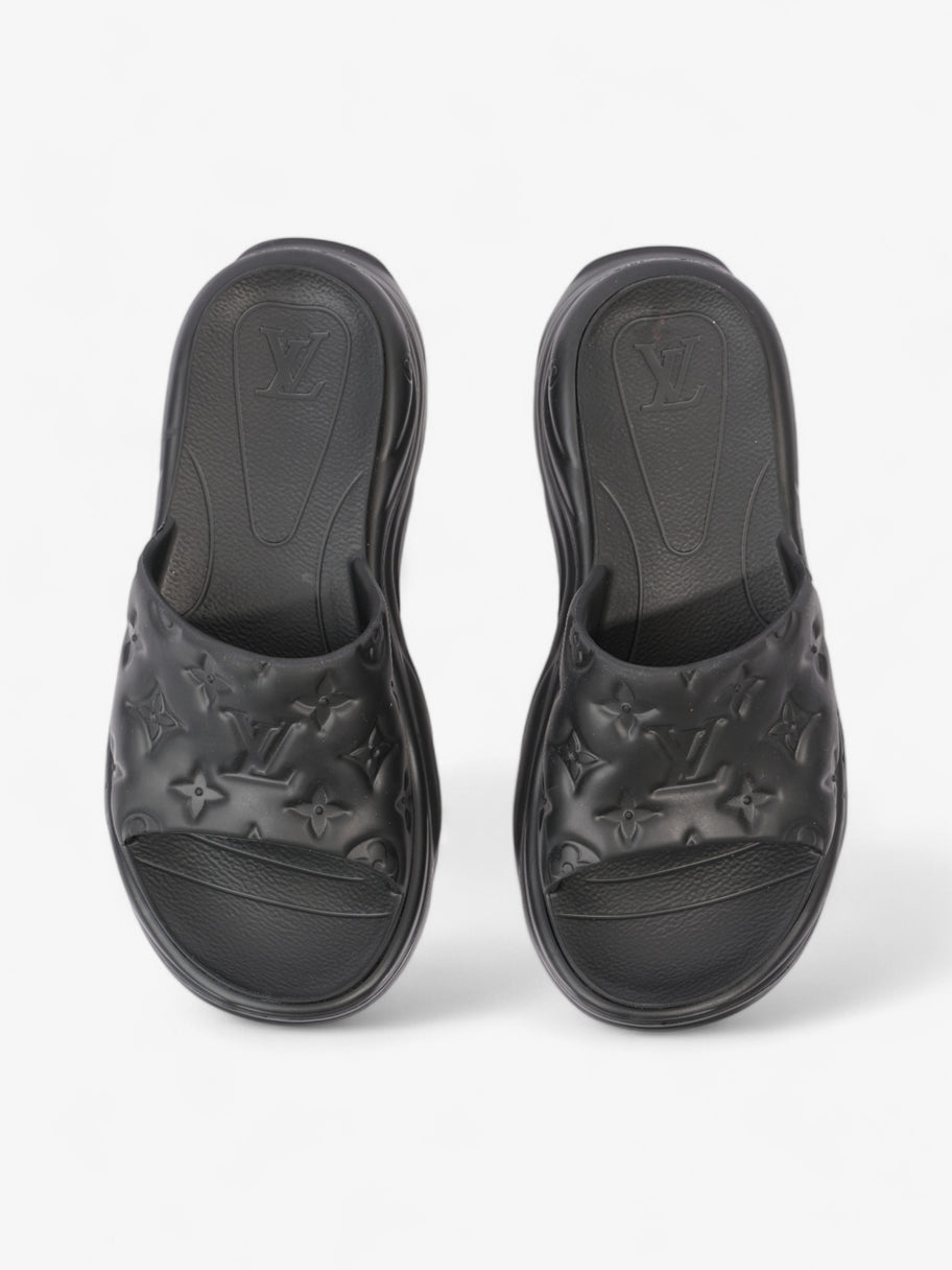 Louis Vuitton Monogram Slides Black Rubber EU 38 UK 5 Image 8