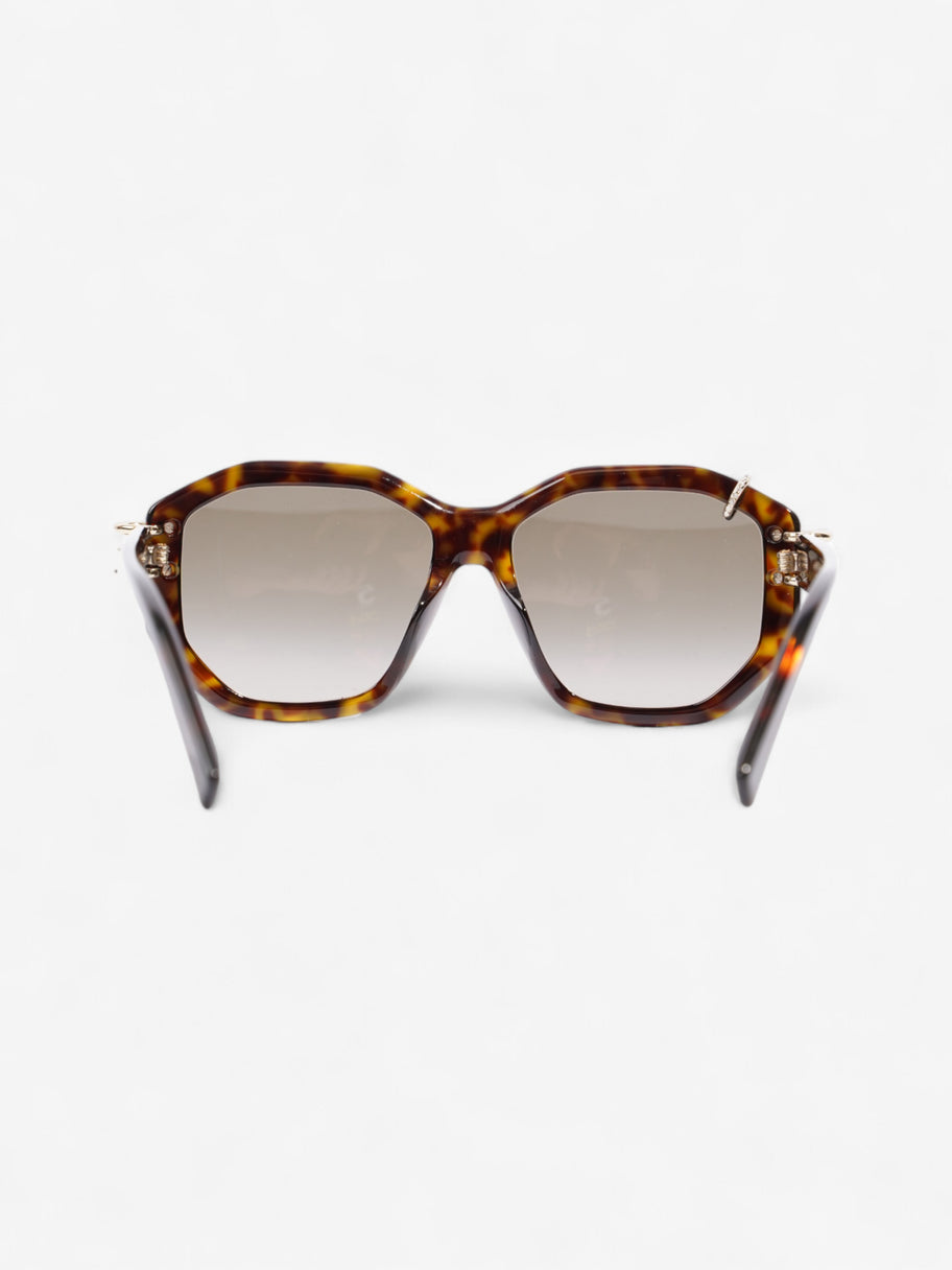 Givenchy Ring Geometric Square Sunglasses Tortoise Acetate 145mm Luxe Collective