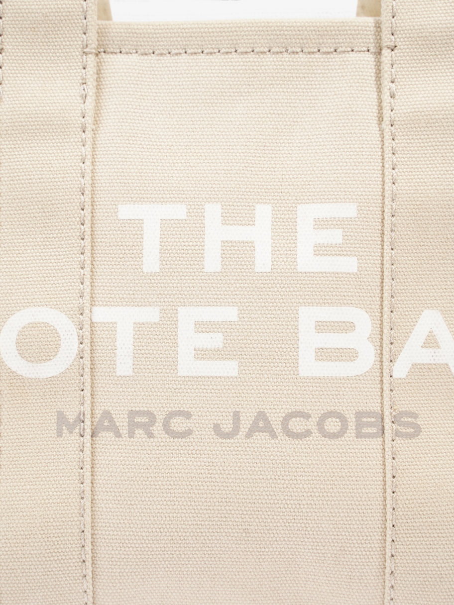 Marc Jacobs The Tote Bag Neutral Fabric Small Image 6