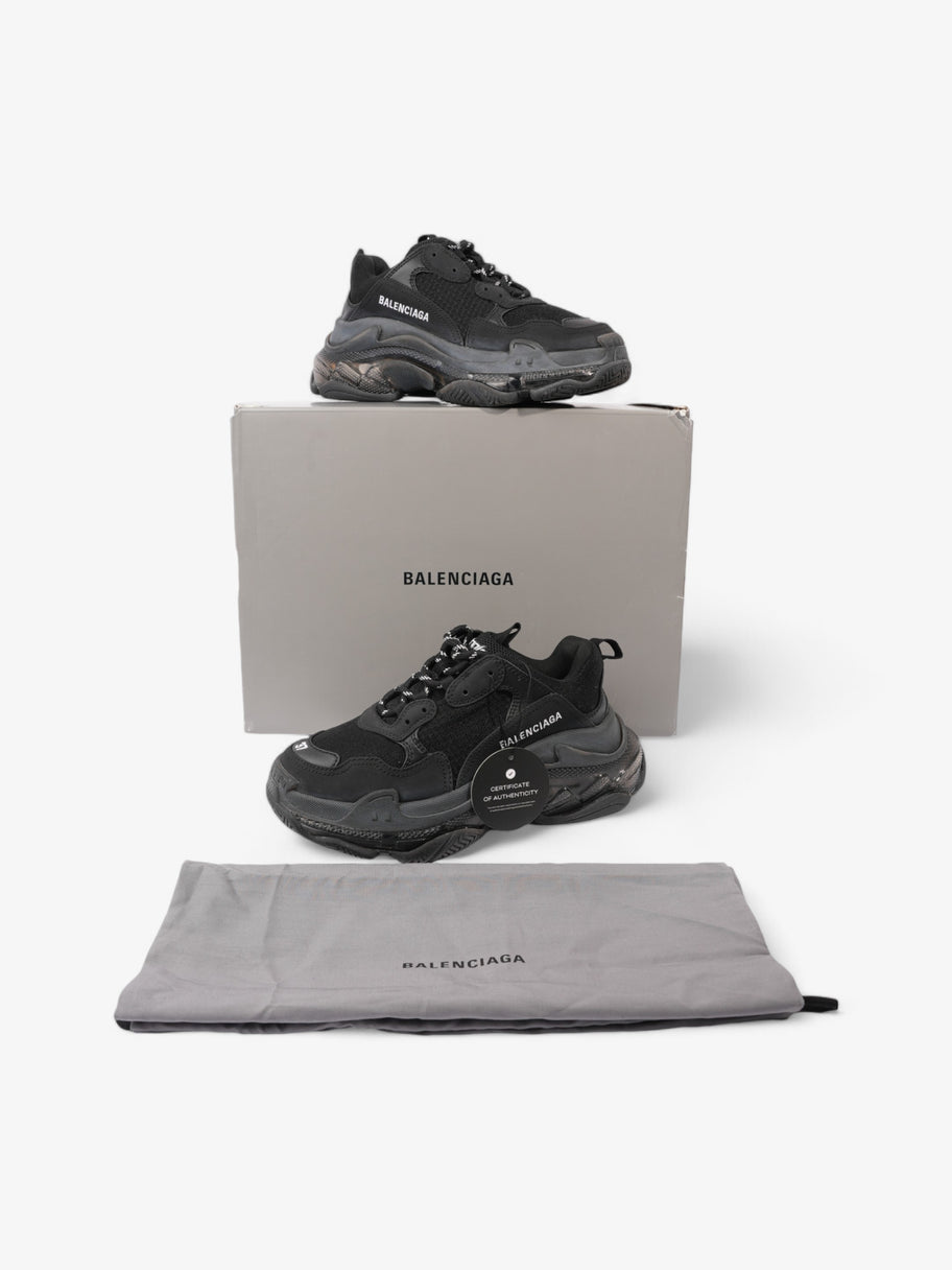 Balenciaga Triple S Clear Sole Black Mesh EU 37 UK 4 Image 10