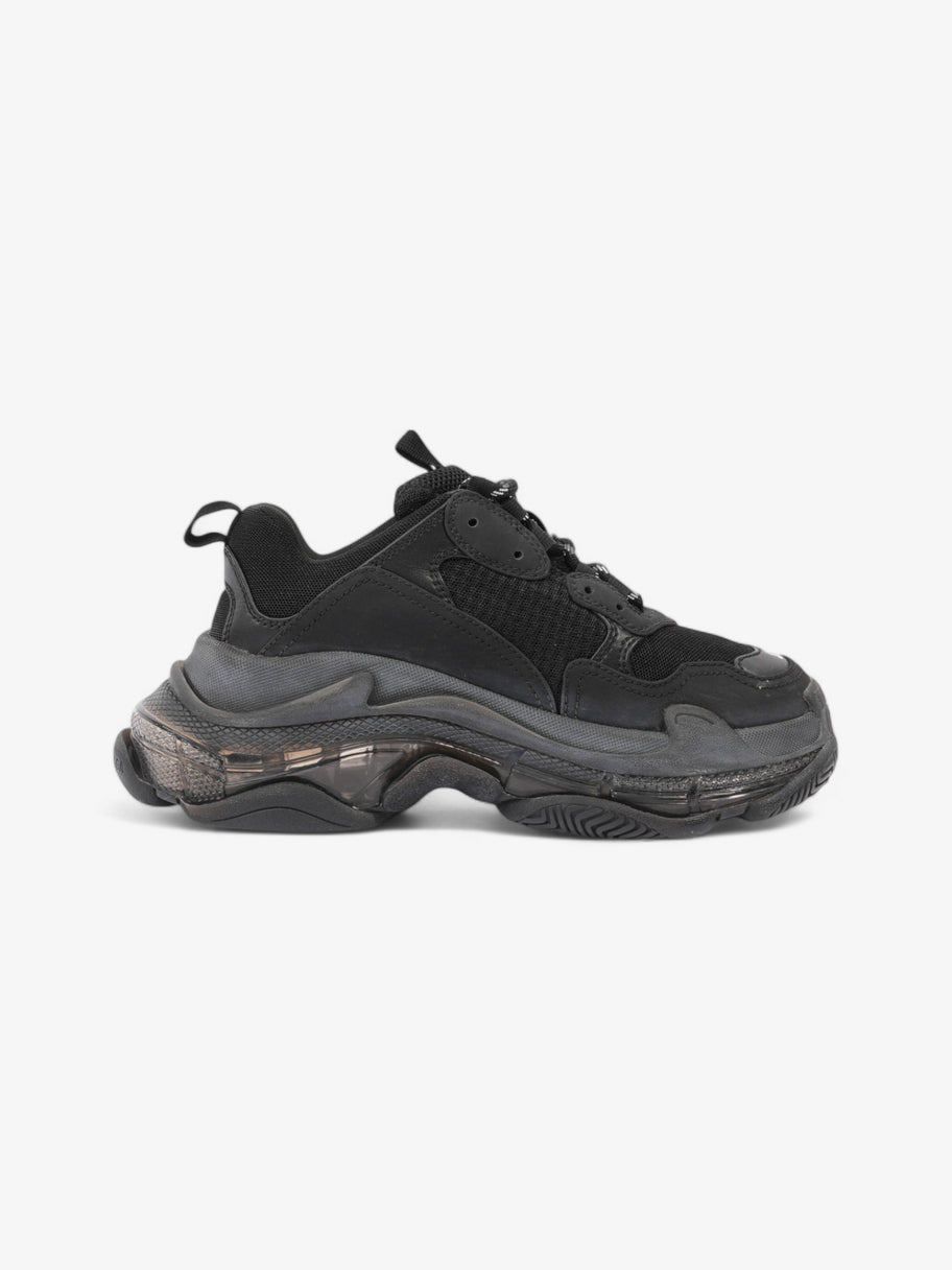 Balenciaga Triple S Clear Sole Black Mesh EU 37 UK 4 Image 4