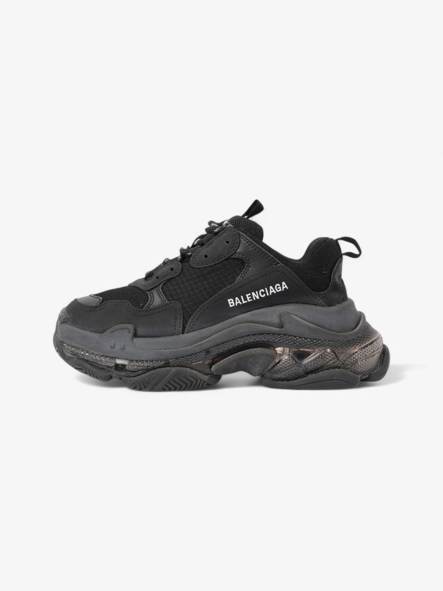 Balenciaga Triple S Clear Sole Black Mesh EU 37 UK 4 Image 5