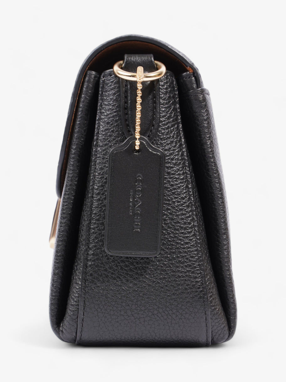 Coach Grace Shoulder Bag Black Grained Leather Image 3