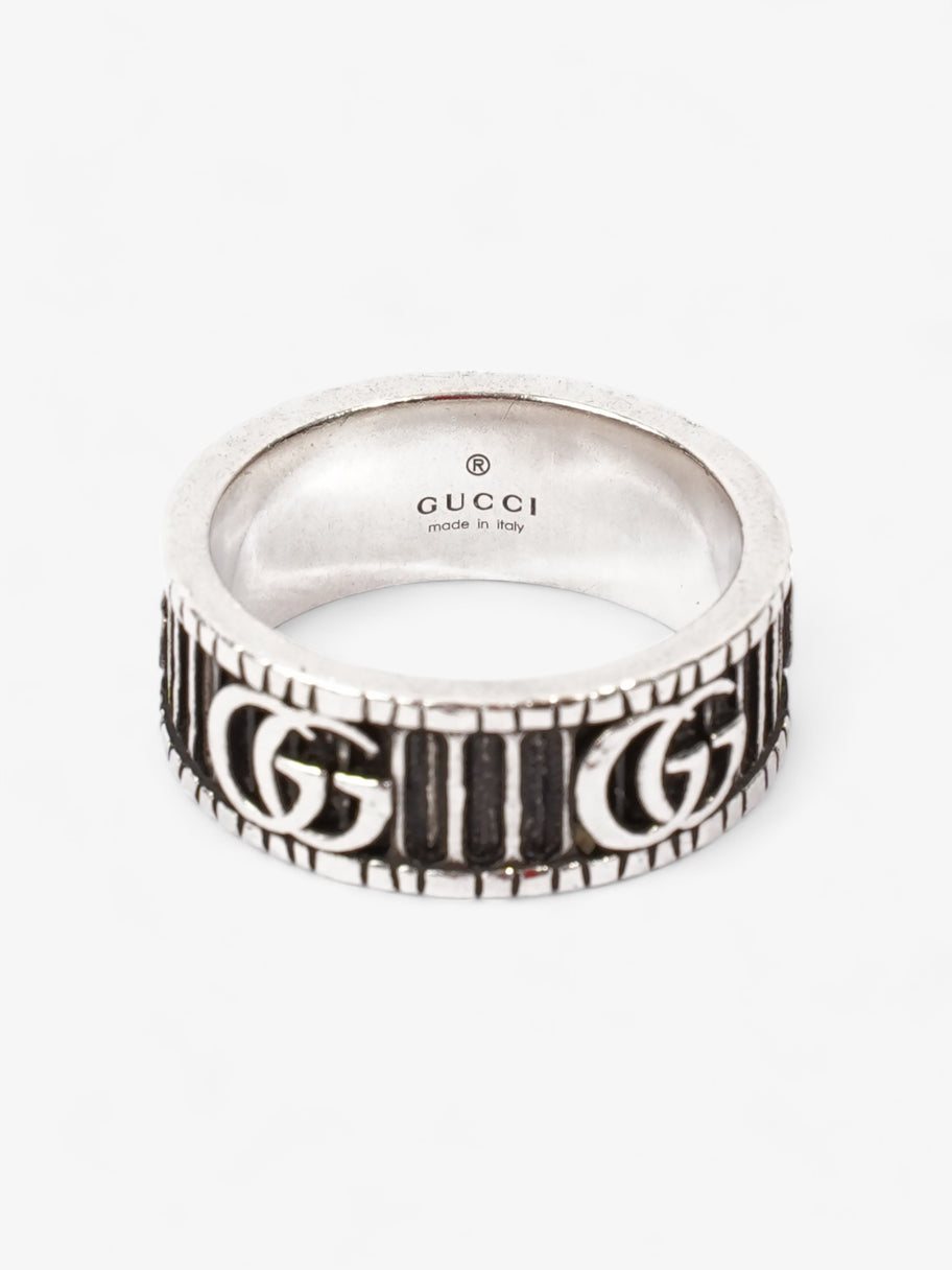 Double G Ring Silver Silver Sterling 13 S Luxe Collective