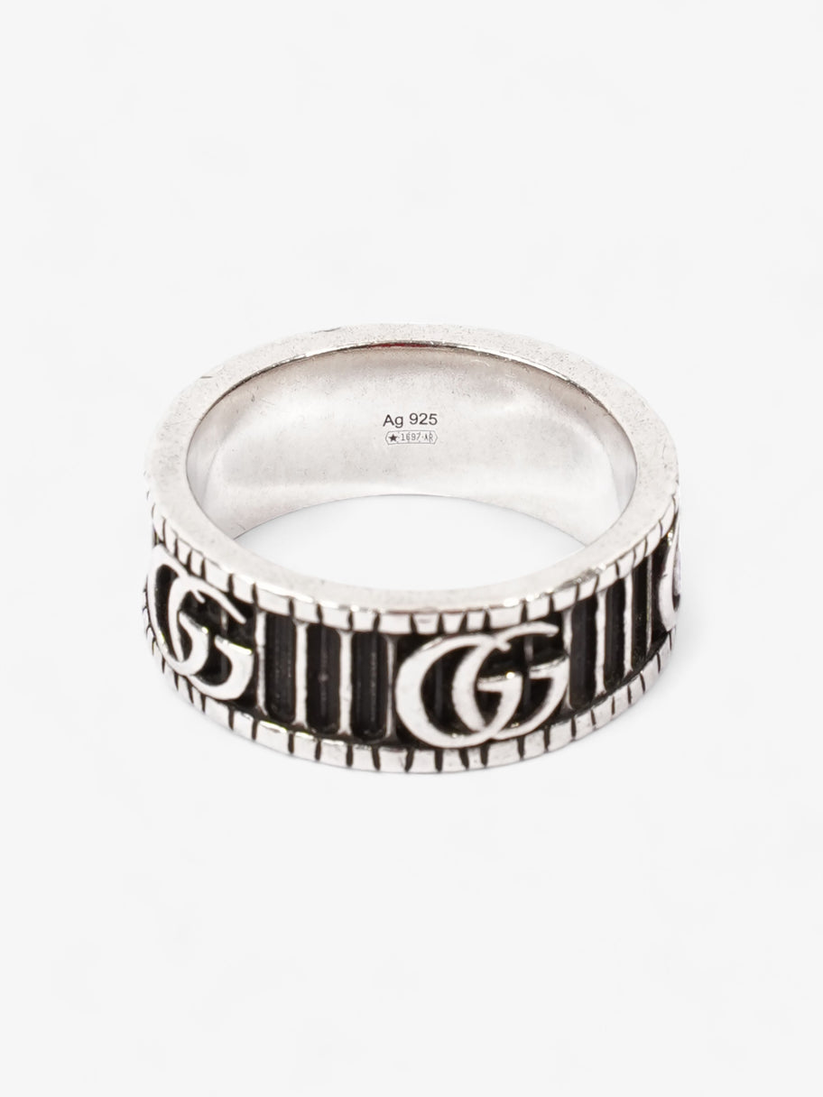 Double G Ring Silver Silver Sterling 13 (S) Image 4