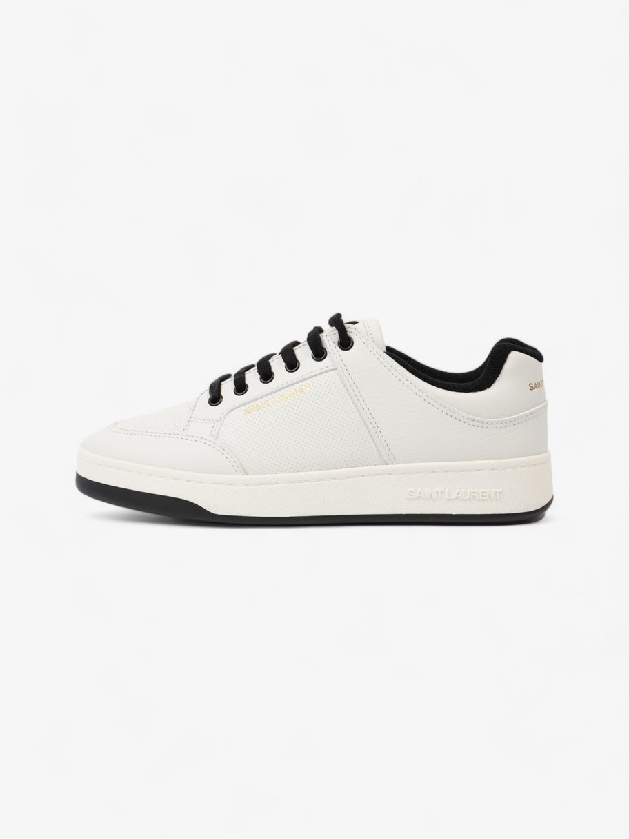 Saint Laurent SL 61/ Perforated Sneakers White / Black Leather EU 43 UK 9 Image 5