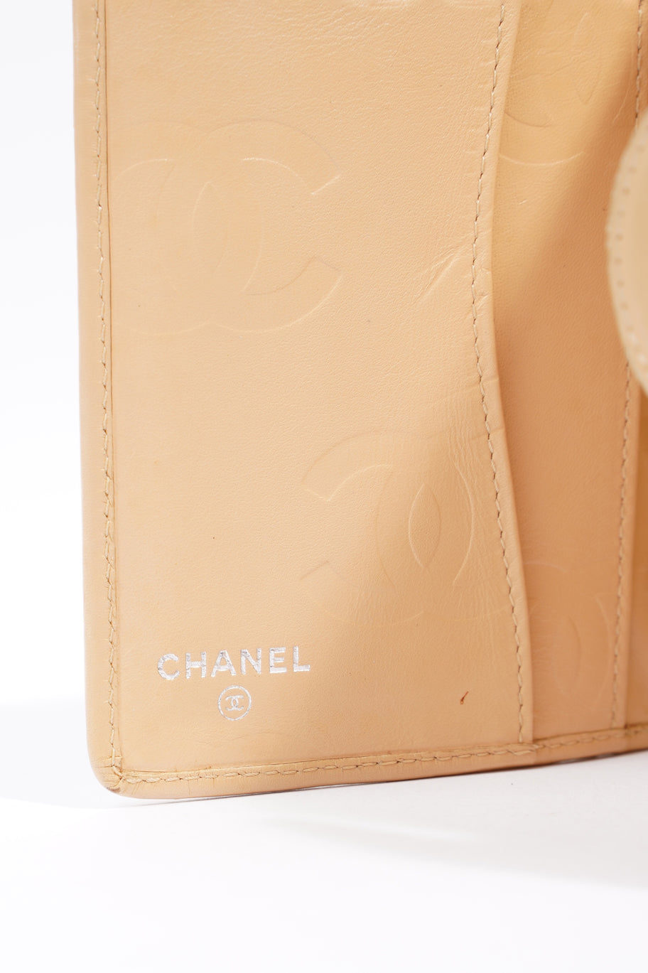 Chanel Diary Planner Beige / Black CC Lambskin Leather Image 6