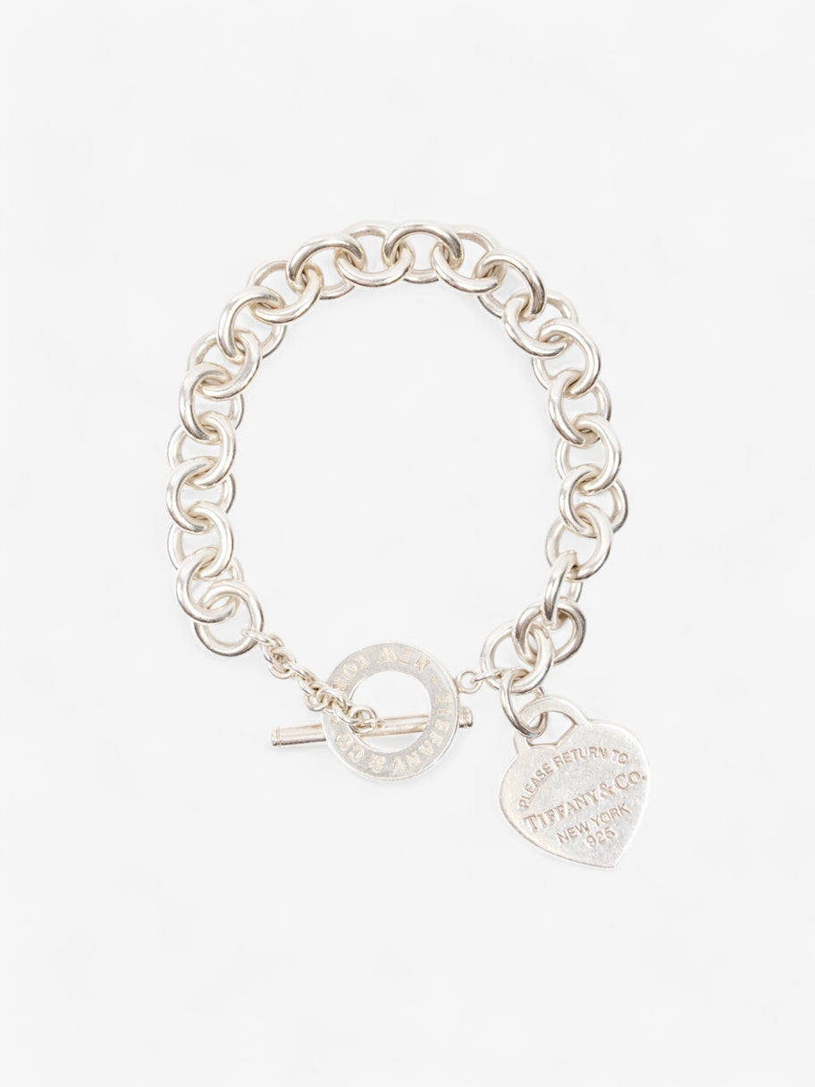 Tiffany and Co Heart Tag Toggle Bracelet Silver Image 1