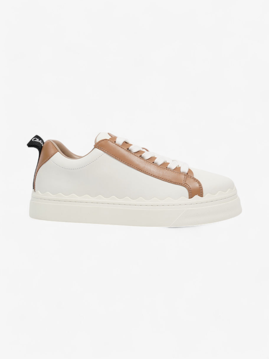 Chloe Lauren Sneaker White  / Brown / Black Leather EU 39 UK 6 Image 1