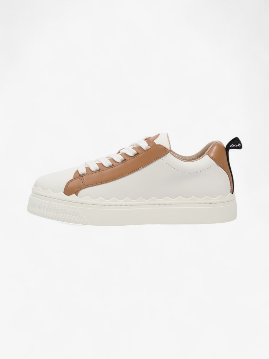 Chloe Lauren Sneaker White  / Brown / Black Leather EU 39 UK 6 Image 3