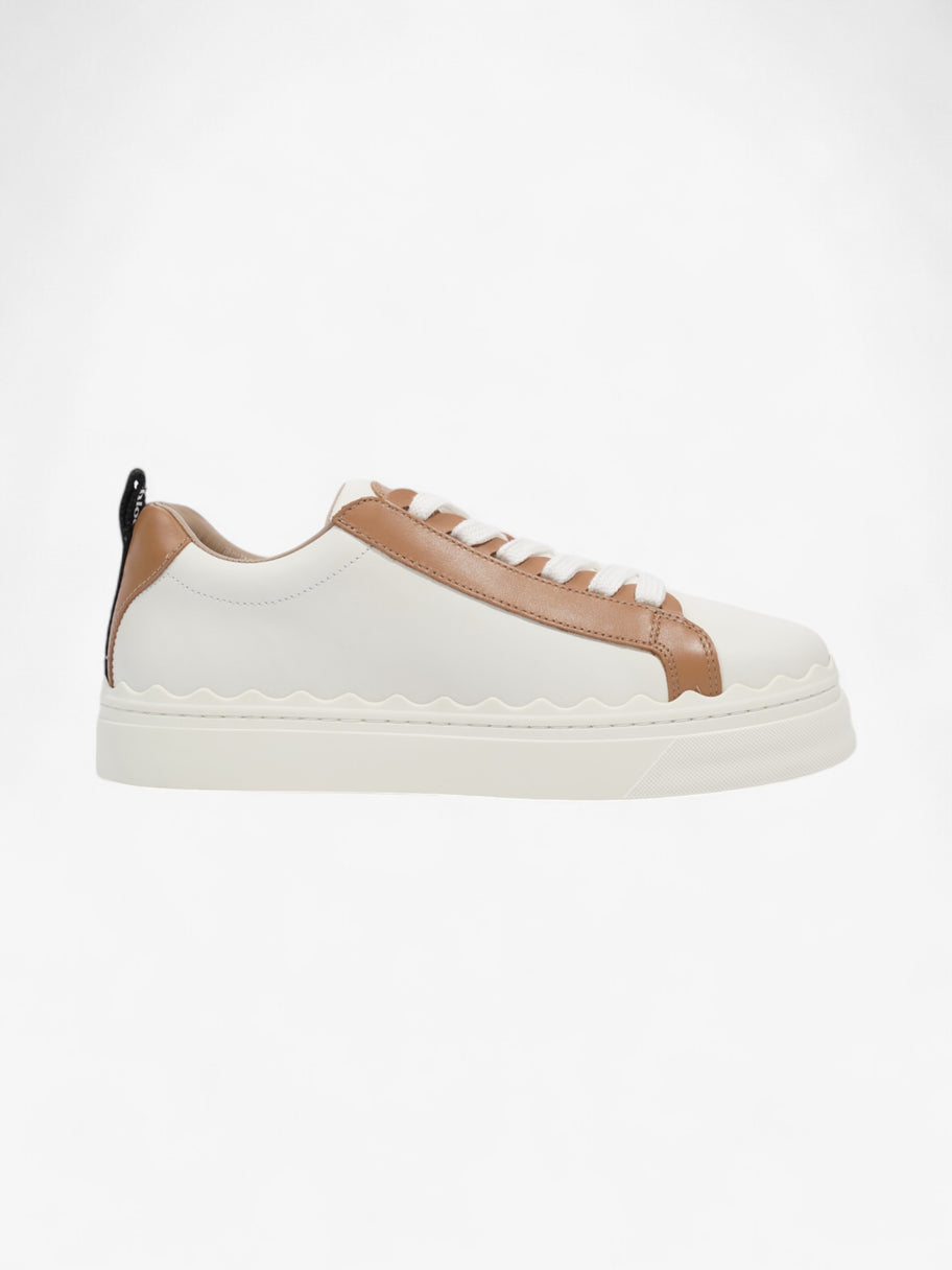 Chloe Lauren Sneaker White  / Brown / Black Leather EU 39 UK 6 Image 4