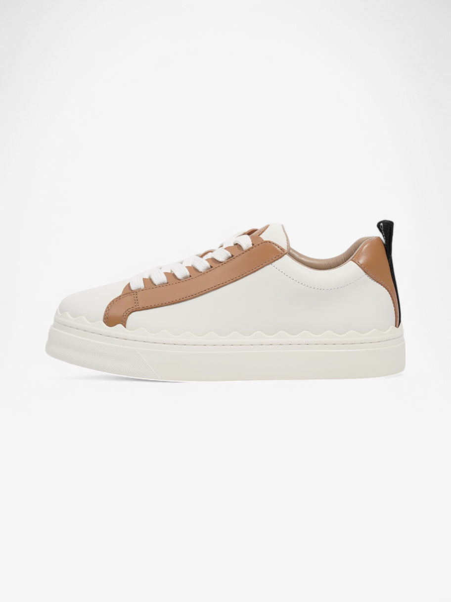 Chloe Lauren Sneaker White  / Brown / Black Leather EU 39 UK 6 Image 5