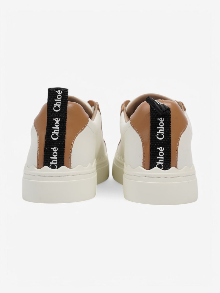 Chloe Lauren Sneaker White  / Brown / Black Leather EU 39 UK 6 Image 6