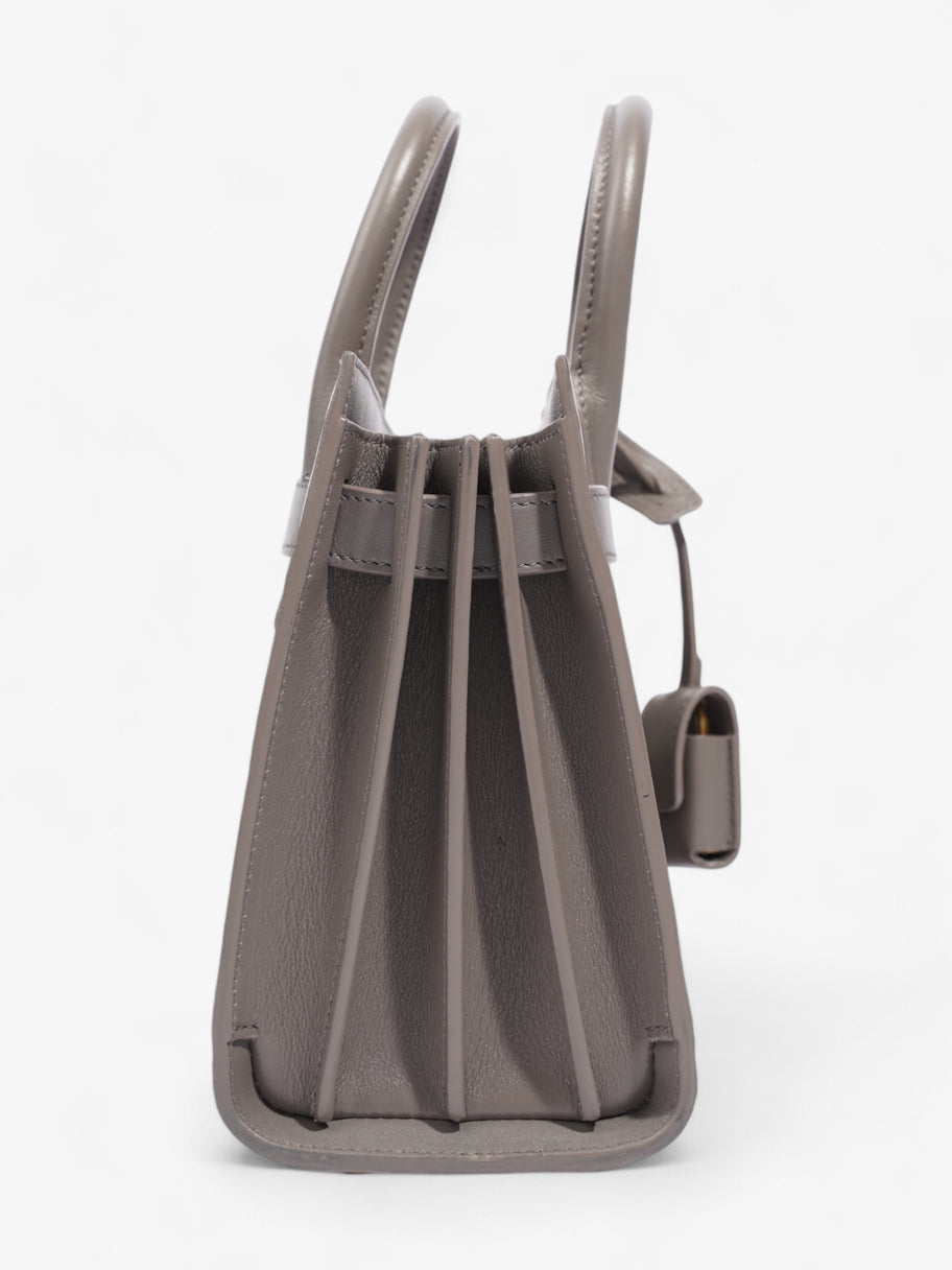 Saint Laurent Sac De Jour Grey Leather Nano Image 5