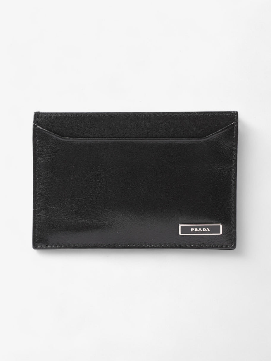 Prada Card Holder Black Leather Image 1