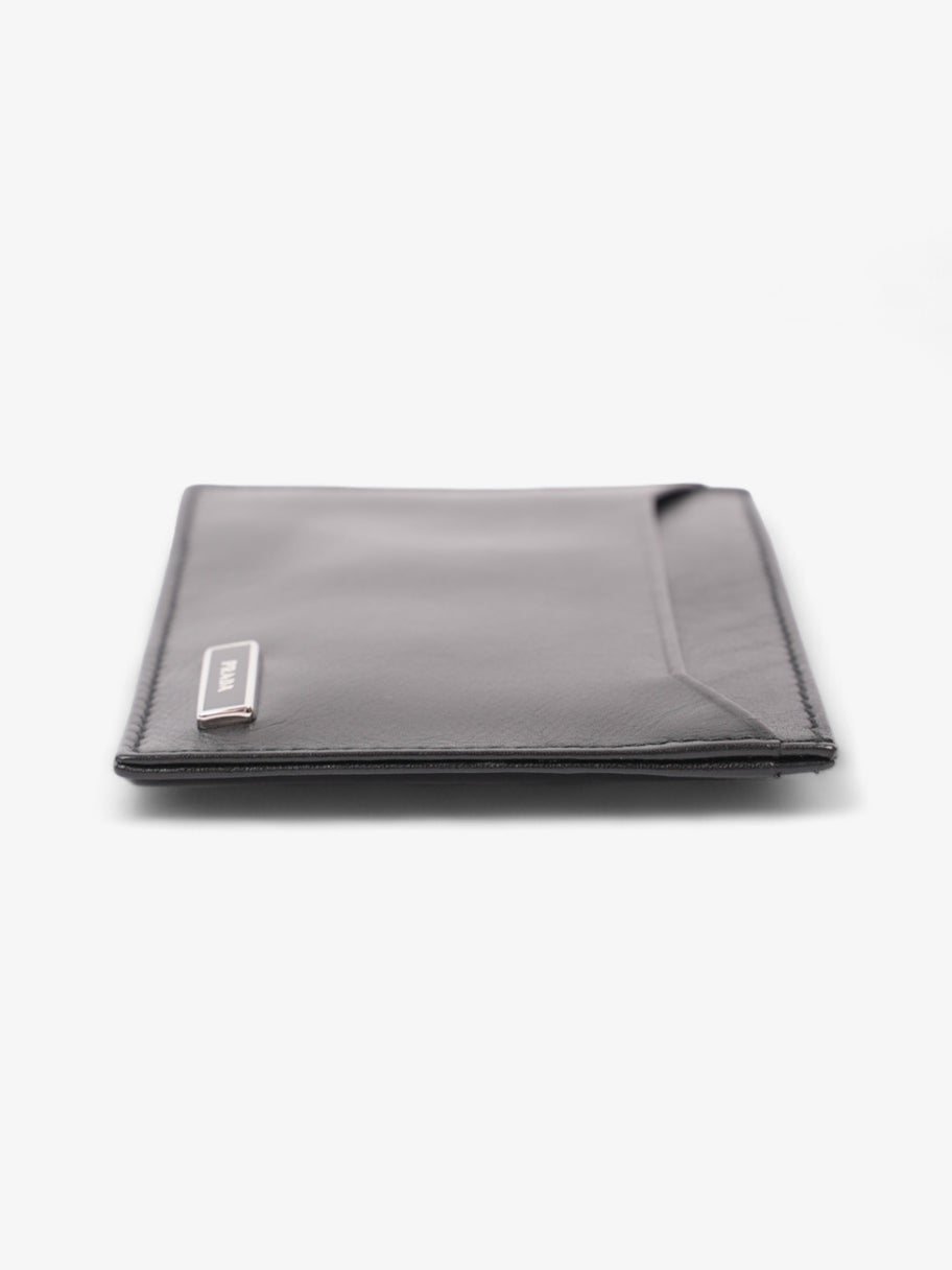 Prada Card Holder Black Leather Image 3