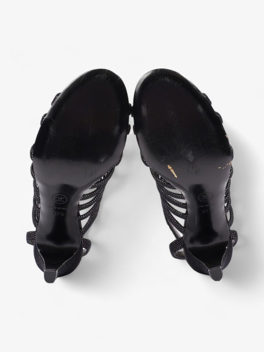 Gladiator Sandals 90mm Black Leather EU 37.5 UK 4.5 Image 7