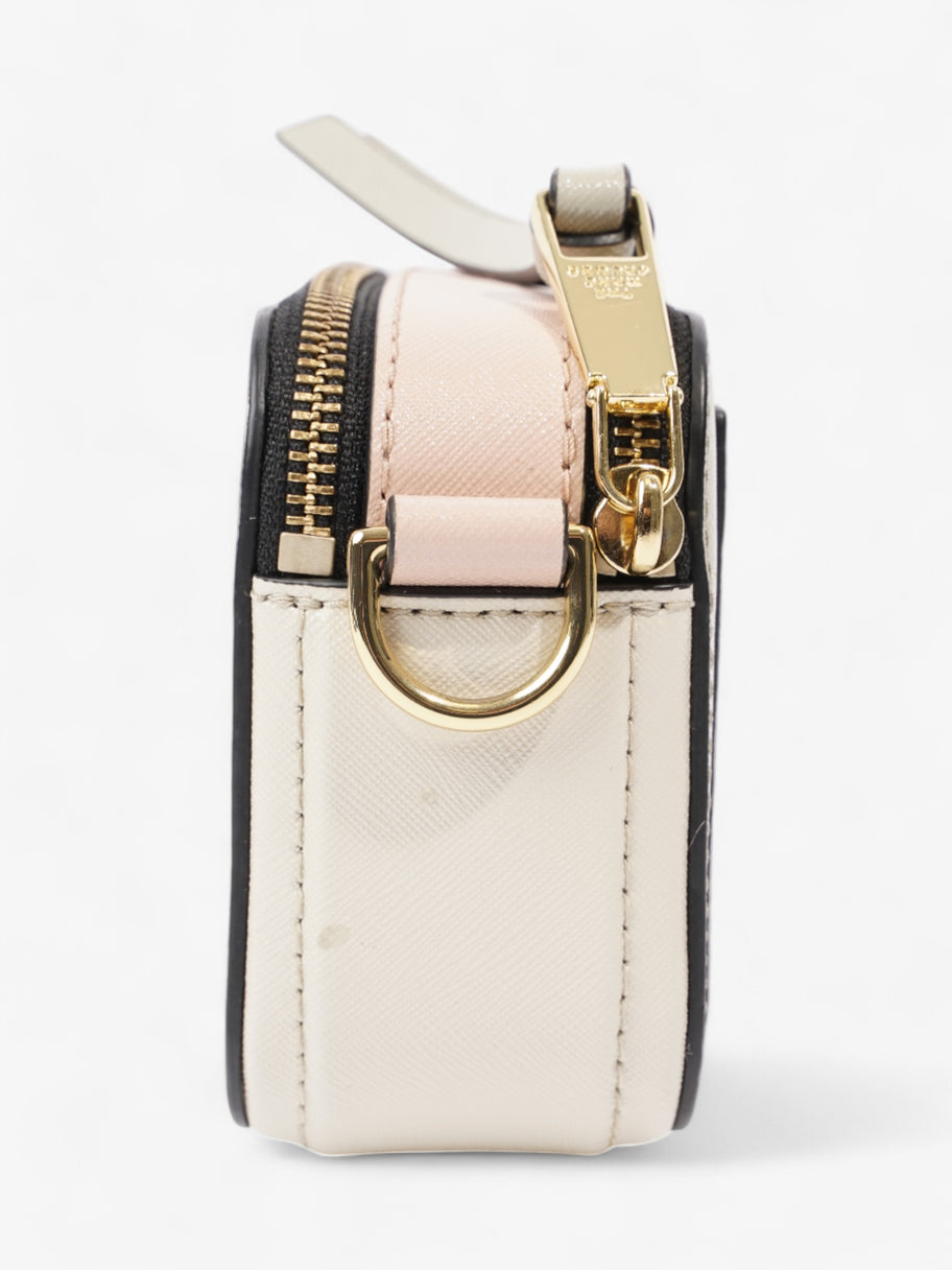 Marc Jacobs The Snapshot Bag Beige / Pink Beige Leather Image 3