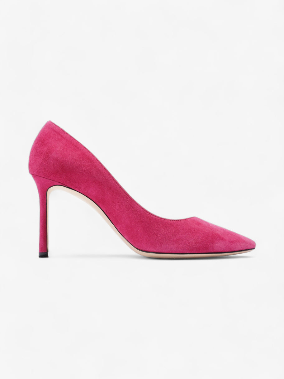 Jimmy Choo Romy 85 85mm Pink Suede EU 38 UK 5 Image 4