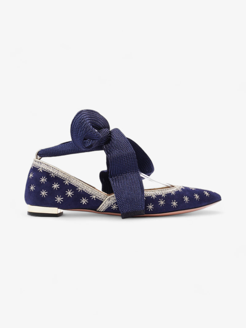  Bliss Ballet Navy / Light Gold Suede EU 38 UK 5