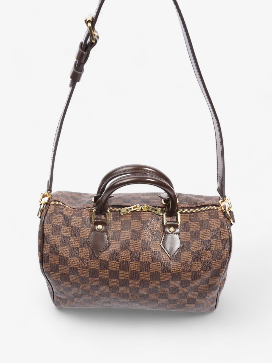 Speedy Bandoulière  30 Damier Ebene Coated Canvas Image 8