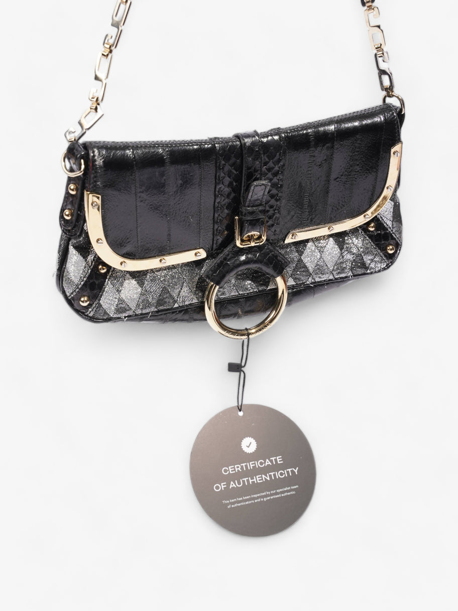 Dolce and Gabbana Clutch Black / Silver Leather Image 6