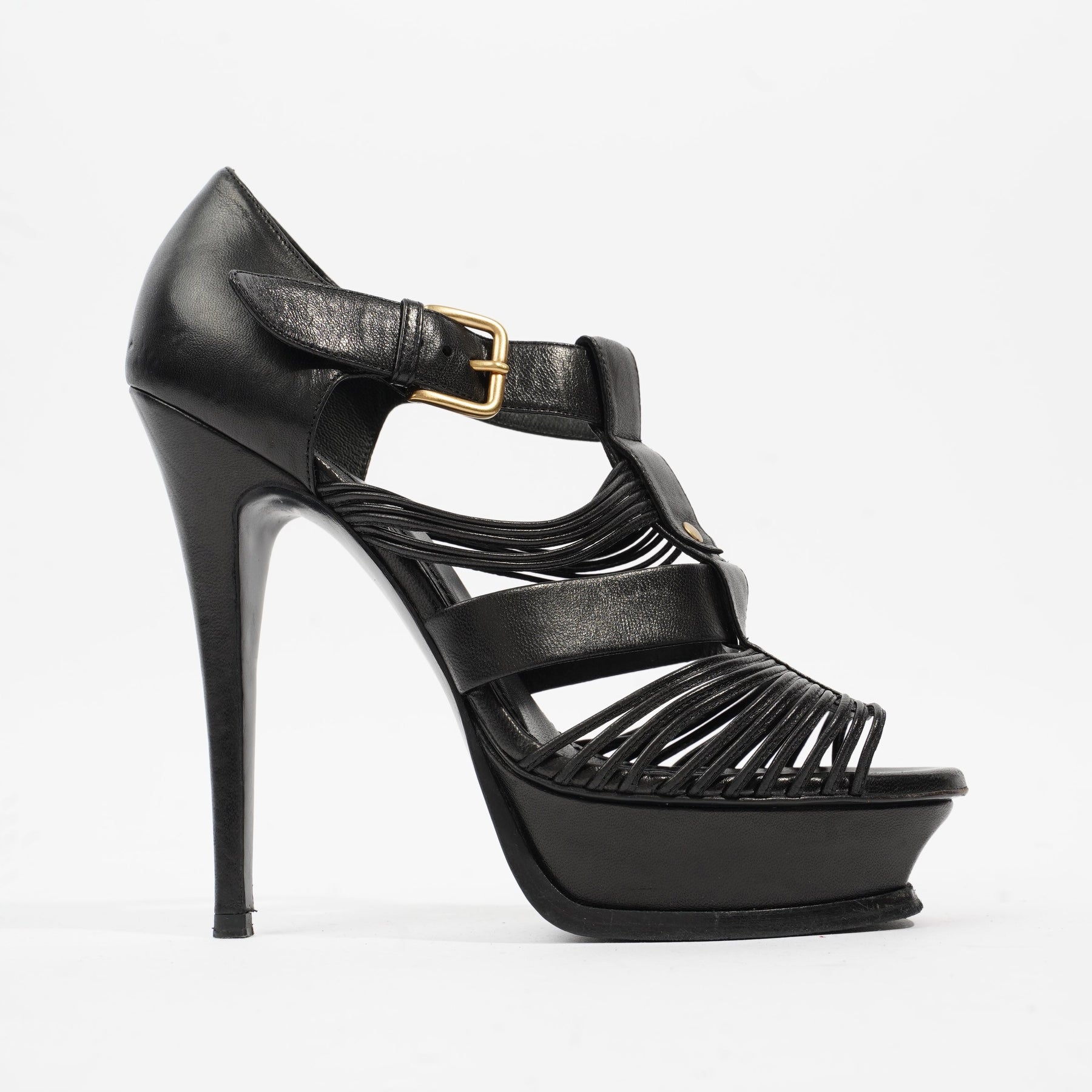 Ysl black best sale tribute pumps