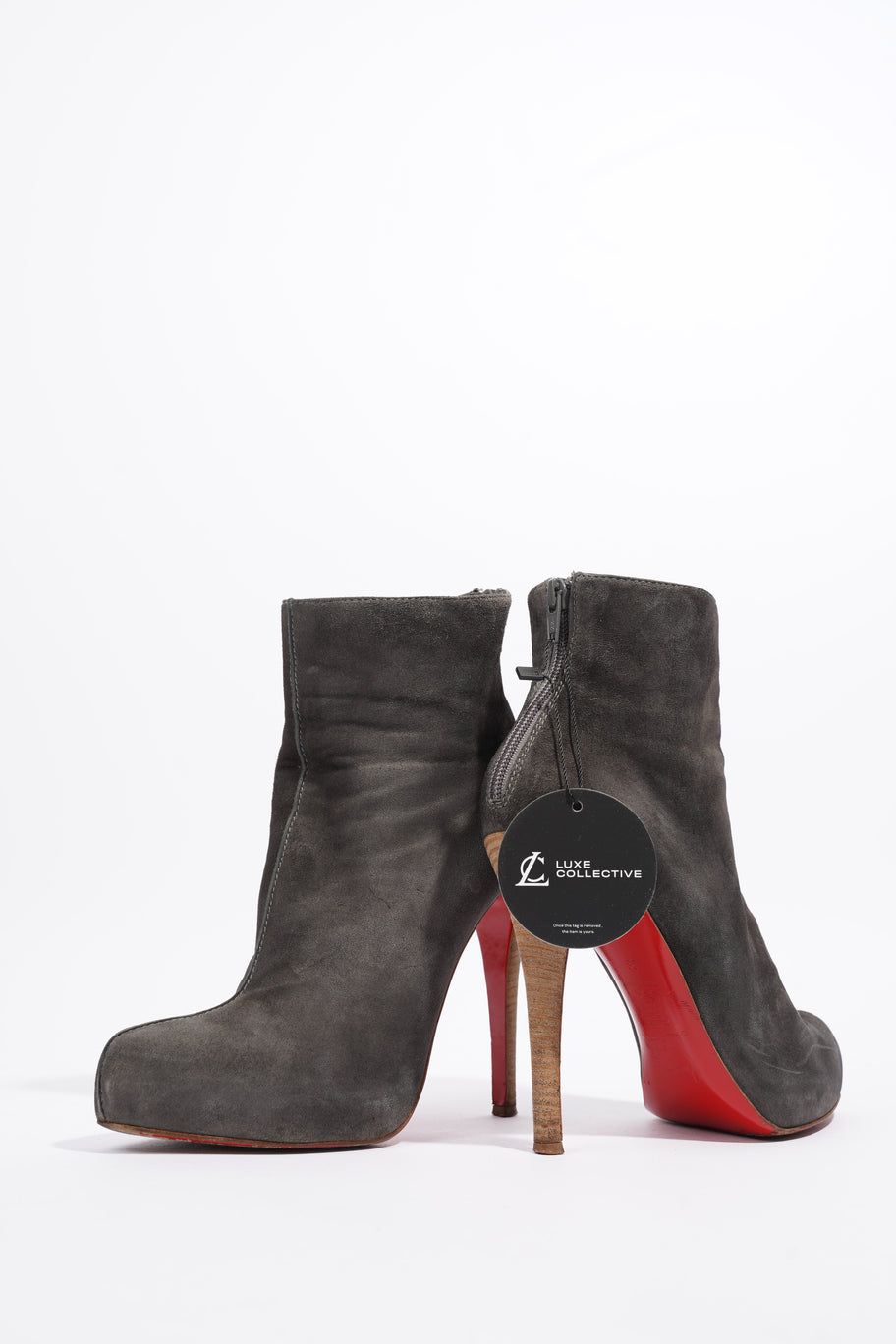 Ankle Boot Grey Suede EU 38 UK 5 Image 12