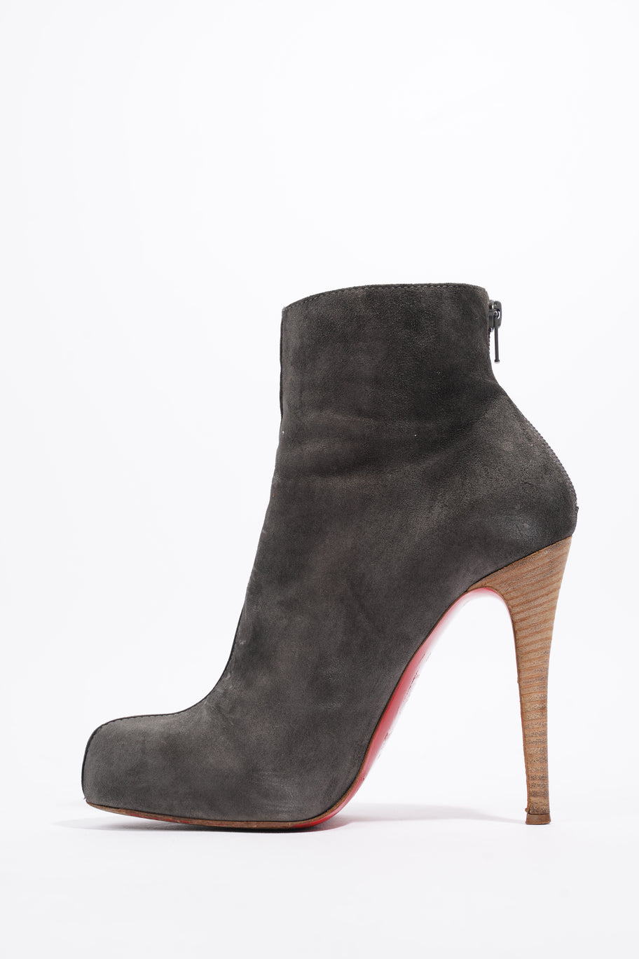 Ankle Boot Grey Suede EU 38 UK 5 Image 3